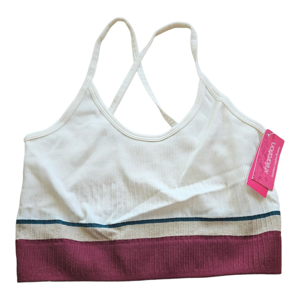 Xhiliration Medium Multicolor Bralette